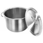 Edelstahltopf 24 L 36x24 cm von vidaXL, hohe Töpfe - Ref: Foro24-51138, Preis: 91,89 €, Rabatt: %