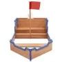 Sandpit in the shape of a pirate ship made of fir wood 190x94.5x101cm by vidaXL, sandboxes - Ref: Foro24-92171, Price: 208,91...