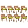 Gartenstühle 8 Stk. massives Teakholz mit Kissen von , Gartenstühle - Ref: Foro24-3075227, Preis: 740,17 €, Rabatt: %