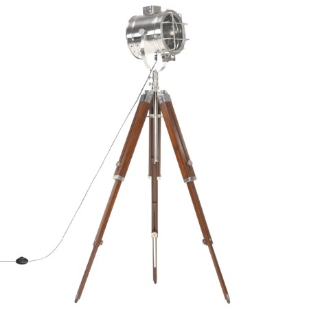 Lámpara de suelo con trípode madera maciza de mango 165 cm by vidaXL, Lamps - Ref: Foro24-286113, Price: 146,81 €, Discount: %