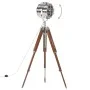 Lámpara de suelo con trípode madera maciza de mango 165 cm de vidaXL, Lámparas - Ref: Foro24-286113, Precio: 143,70 €, Descue...