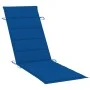 Sun loungers with table and cushions 2 units solid acacia wood by , Loungers - Ref: Foro24-3077386, Price: 351,09 €, Discount: %