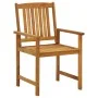 Garden chairs with cushions 8 pcs solid acacia wood by , Garden chairs - Ref: Foro24-3078202, Price: 629,19 €, Discount: %