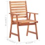 Sillas comedor de jardín y cojines 8 uds madera maciza acacia de , Sillas de jardín - Ref: Foro24-3078398, Precio: 583,44 €, ...