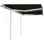 Automatisches Markisentuch mit LED und Windfühler, anthrazit, 3x2,5 m. von , Markisen - Ref: Foro24-3069914, Preis: 595,16 €,...