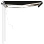 Toldo automático con LED y sensor de viento antracita 3x2,5 m by , Awnings - Ref: Foro24-3069914, Price: 595,16 €, Discount: %