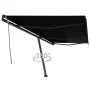 Toldo de pie retráctil manual gris antracita 600x350 cm de , Toldos - Ref: Foro24-3069879, Precio: 708,01 €, Descuento: %