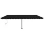 Manuelle einziehbare Bodenmarkise anthrazitgrau 600x350 cm von , Markisen - Ref: Foro24-3069879, Preis: 708,01 €, Rabatt: %