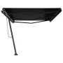Manuelle einziehbare Bodenmarkise anthrazitgrau 600x350 cm von , Markisen - Ref: Foro24-3069879, Preis: 708,01 €, Rabatt: %