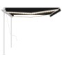 Automatische Markise mit LED und Windsensor, anthrazit, 5x3 m. von , Markisen - Ref: Foro24-3069994, Preis: 796,43 €, Rabatt: %