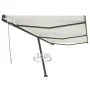 Toldo de pie retráctil manual crema 600x300 cm de , Toldos - Ref: Foro24-3069797, Precio: 609,32 €, Descuento: %