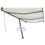 Toldo de pie retráctil manual crema 600x300 cm de , Toldos - Ref: Foro24-3069797, Precio: 548,05 €, Descuento: %