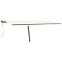 Toldo de pie retráctil manual crema 600x300 cm de , Toldos - Ref: Foro24-3069797, Precio: 609,32 €, Descuento: %
