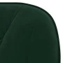 Drehbare Esszimmerstühle aus dunkelgrünem Samt 2 Einheiten von , Essstühle - Ref: Foro24-3103379, Preis: 156,05 €, Rabatt: %