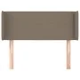 Taupe gray fabric headboard 83x16x78/88 cm by , Headboards and footboards - Ref: Foro24-3118606, Price: 39,53 €, Discount: %