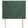 Kopfteil mit dunkelgrünen Samtohren 93x16x118/128 cm von , Kopf- und Fußteile - Ref: Foro24-3119339, Preis: 98,94 €, Rabatt: %