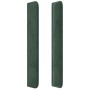 Kopfteil mit dunkelgrünen Samtohren 93x16x118/128 cm von , Kopf- und Fußteile - Ref: Foro24-3119339, Preis: 98,94 €, Rabatt: %