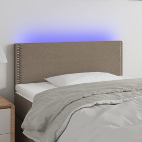 Headboard with LED in taupe gray fabric 80x5x78/88 cm by , Headboards and footboards - Ref: Foro24-3121450, Price: 35,43 €, D...