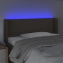 Cabecero con LED de tela gris taupe 83x16x78/88 cm de , Cabeceros y pies de cama - Ref: Foro24-3123074, Precio: 44,69 €, Desc...