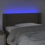 Headboard with LED in taupe gray fabric 83x16x78/88 cm by , Headboards and footboards - Ref: Foro24-3123074, Price: 46,52 €, ...