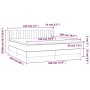 Boxspringbett mit cremefarbener Stoffmatratze 180x200 cm von , Betten und Lattenroste - Ref: Foro24-3130454, Preis: 589,17 €,...