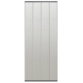 Mosquitera de puerta cortina malla poliéster negro 100x220 cm