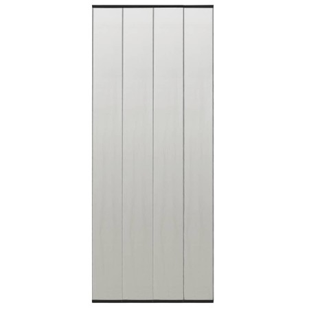 Mosquitera de puerta cortina malla poliéster negro 100x220 cm