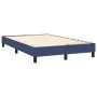 Box spring bed with mattress and LED blue fabric 120x200 cm by , Beds and slatted bases - Ref: Foro24-3133387, Price: 390,67 ...