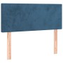 Boxspringbett mit Matratze und LED dunkelblauem Samt 100x200 cm von , Betten und Lattenroste - Ref: Foro24-3134271, Preis: 31...