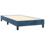 Boxspringbett mit Matratze und LED dunkelblauem Samt 100x200 cm von , Betten und Lattenroste - Ref: Foro24-3134451, Preis: 31...