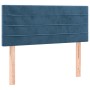 Boxspringbett mit Matratze und LED dunkelblauem Samt 100x200 cm von , Betten und Lattenroste - Ref: Foro24-3134451, Preis: 31...