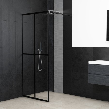 Transparent tempered glass shower screen 90x195 cm by vidaXL, Shower walls and screens - Ref: Foro24-145680, Price: 164,62 €,...