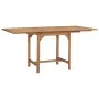 Extendable garden table solid teak wood (110-160)x80x75cm by vidaXL, Garden tables - Ref: Foro24-47420, Price: 213,26 €, Disc...