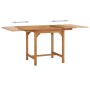 Extendable garden table solid teak wood (110-160)x80x75cm by vidaXL, Garden tables - Ref: Foro24-47420, Price: 216,09 €, Disc...