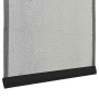 Mosquitera de puerta cortina malla poliéster negro 100x220 cm