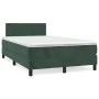 Box spring bed with dark green velvet mattress 120x200 cm by , Beds and slatted bases - Ref: Foro24-3141176, Price: 374,65 €,...