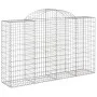 Wire mesh baskets 40 units, arched shape, iron, 200x50x120/140 cm by , Pots and planters - Ref: Foro24-3146359, Price: 3,00 €...