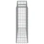 Wire mesh baskets 40 units, arched shape, iron, 200x50x120/140 cm by , Pots and planters - Ref: Foro24-3146359, Price: 3,00 €...