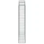 Gabion baskets 10 units, arched shape, iron, 200x50x220/240cm by , Pots and planters - Ref: Foro24-3146454, Price: 1,00 €, Di...