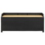 Gartenbank aus synthetischem Rattan schwarz 120 cm von vidaXL, Gartenbänke - Ref: Foro24-46480, Preis: 191,62 €, Rabatt: %