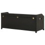 Gartenbank aus synthetischem Rattan schwarz 120 cm von vidaXL, Gartenbänke - Ref: Foro24-46480, Preis: 191,62 €, Rabatt: %
