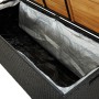 Gartenbank aus synthetischem Rattan schwarz 120 cm von vidaXL, Gartenbänke - Ref: Foro24-46480, Preis: 191,62 €, Rabatt: %