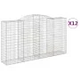 Gabionenkörbe 12 Stück Bogenform Eisen 300x50x160/180 cm von , Töpfe und Pflanzgefäße - Ref: Foro24-3146765, Preis: 2,00 €, R...