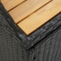 Gartenbank aus synthetischem Rattan schwarz 120 cm von vidaXL, Gartenbänke - Ref: Foro24-46480, Preis: 191,62 €, Rabatt: %