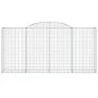 Gabion baskets 25 units, arched shape, iron, 300x50x140/160 cm by , Pots and planters - Ref: Foro24-3146752, Price: 3,00 €, D...