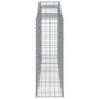 Gabion baskets 25 units, arched shape, iron, 300x50x140/160 cm by , Pots and planters - Ref: Foro24-3146752, Price: 3,00 €, D...