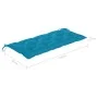 Banco de jardín 2 plazas madera eucalipto gris y cojín 120 cm de , Bancos de jardín - Ref: Foro24-3061042, Precio: 189,17 €, ...