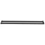 Shower screen with ESG glass shelf and black aluminum 100x195cm by , Shower walls and screens - Ref: Foro24-3185470, Price: 2...