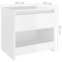 Bedside tables 2 units plywood glossy white 40x30x30 cm by vidaXL, Nightstands - Ref: Foro24-803456, Price: 53,95 €, Discount: %