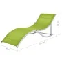 Folding sun loungers 2 units green textilene by vidaXL, Loungers - Ref: Foro24-47787, Price: 245,82 €, Discount: %